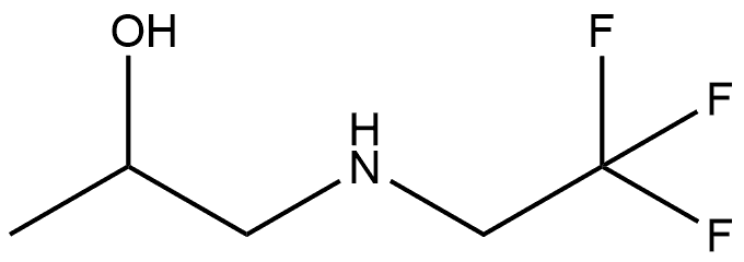 2-Propanol, 1-[(2,2,2-trifluoroethyl)amino]-|1-((2,2,2-三氟乙基)氨基)丙-2-醇