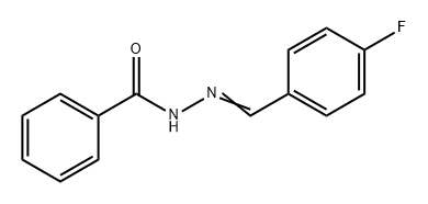 Benzoic acid, 2-[(4-fluorophenyl)methylene]hydrazide Structure