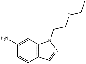 1-(2-乙氧基乙基)-1H-吲唑-6-胺, 1155109-71-9, 结构式