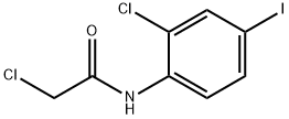 2-氯-N-(2-氯-4-碘苯基)乙酰胺, 1155502-39-8, 结构式