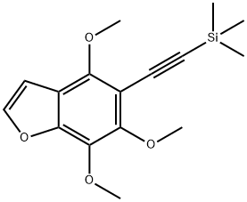 Benzofuran, 4,6,7-trimethoxy-5-[2-(trimethylsilyl)ethynyl]-