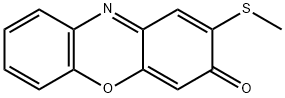 3H-Phenoxazin-3-one, 2-(methylthio)- 结构式