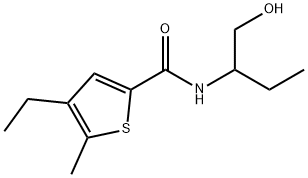 4-ethyl-N-(1-hydroxybutan-2-yl)-5-methylthiophen e-2-carboxamide Structure