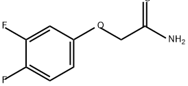 2-(3,4-difluorophenoxy)ethanethioamide Structure