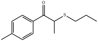 1-Propanone, 1-(4-methylphenyl)-2-(propylthio)- 化学構造式