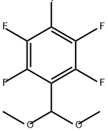 1-(dimethoxymethyl)-2,3,4,5,6-pentafluorobenzene Structure