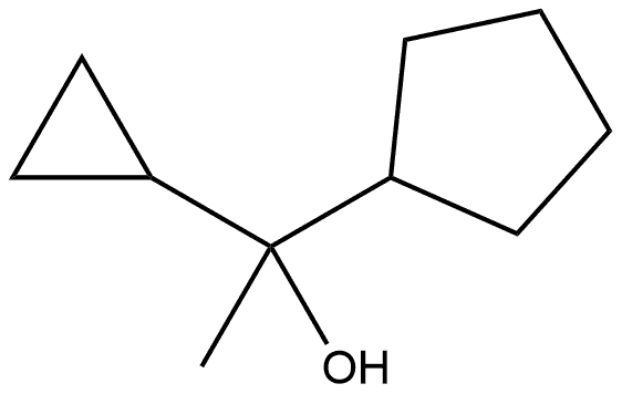 α-Cyclopropyl-α-methylcyclopentanemethanol Struktur