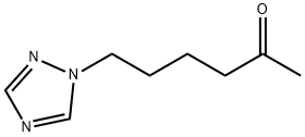 2-Hexanone, 6-(1H-1,2,4-triazol-1-yl)- 化学構造式