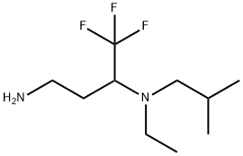 1,3-Butanediamine, N3-ethyl-4,4,4-trifluoro-N3-(2-methylpropyl)- Struktur