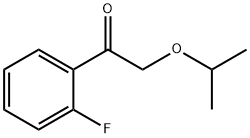 1-(2-fluorophenyl)-2-(propan-2-yloxy)ethan-1-one Struktur