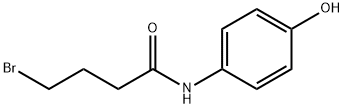 Butanamide, 4-bromo-N-(4-hydroxyphenyl)- 结构式