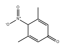 2,5-Cyclohexadien-1-one, 3,5-dimethyl-4-nitro- Structure