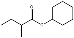 ブタン酸2-メチルシクロヘキシル 化学構造式