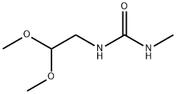 Urea, N-(2,2-dimethoxyethyl)-N'-methyl- Structure
