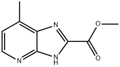 Methyl 7-methyl-1H-imidazo[4,5-b]pyridine-2-carboxylate Struktur