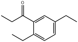 1-(2,5-Diethylphenyl)propan-1-one Structure