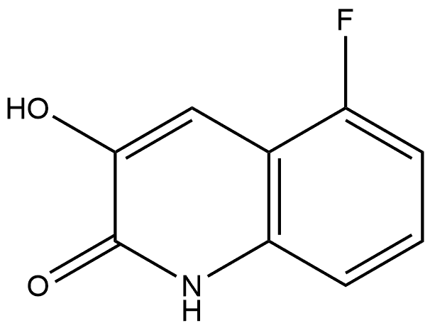 5-氟-3-羟基喹啉-2(1H)-酮 结构式