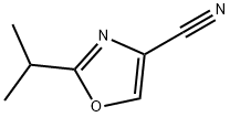 4-Oxazolecarbonitrile, 2-(1-methylethyl)- Struktur