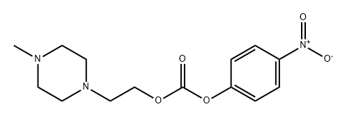 Carbonic acid, 2-(4-methyl-1-piperazinyl)ethyl 4-nitrophenyl ester|