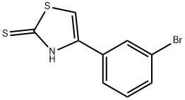 2(3H)-Thiazolethione, 4-(3-bromophenyl)- Structure