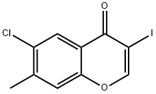 4H-1-Benzopyran-4-one, 6-chloro-3-iodo-7-methyl-|6-氯-3-碘-7-甲基4H-1-苯并吡喃-4-酮