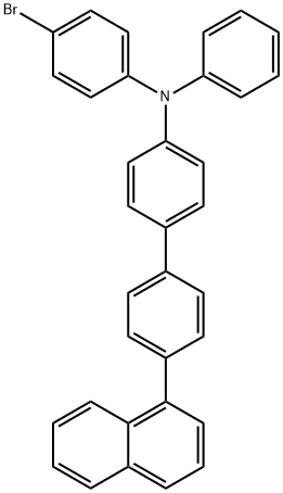 1160294-95-0 [1,1'-Biphenyl]-4-amine, N-(4-bromophenyl)-4'-(1-naphthalenyl)-N-phenyl-