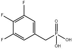Phosphonic acid, P-[(3,4,5-trifluorophenyl)methyl]- 化学構造式