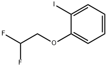 1-(2,2-二氟乙氧基)-2-碘苯, 1160495-81-7, 结构式