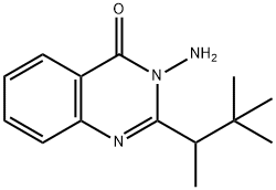 3-Amino-2-(3,3-dimethylbutan-2-yl)quinazolin-4(3H)-one Struktur