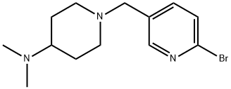 1-[(6-Bromo-3-pyridinyl)methyl]-N,N-dimethyl-4-piperidinamine|1-[(6-溴-3-吡啶基)甲基]-N,N-二甲基-4-哌啶胺