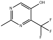 2-甲基-4-(三氟甲基)嘧啶-5-醇 结构式