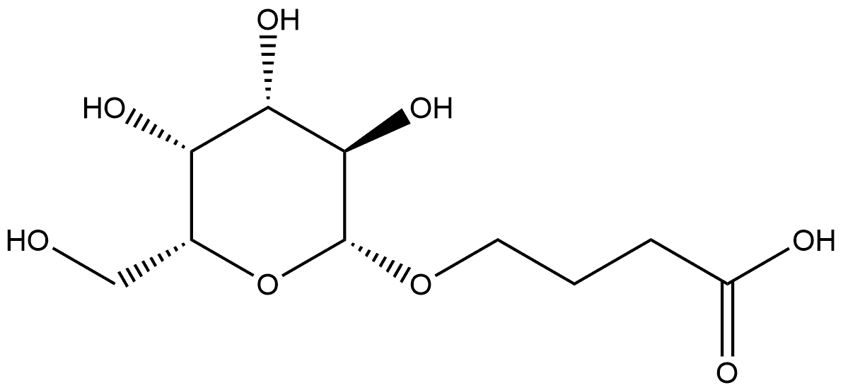 4-(Β-D-GALACTOPYRANOSYLOXY)-BUTYRIC ACID, 116181-91-0, 结构式