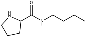 2-Pyrrolidinecarboxamide, N-butyl- Structure