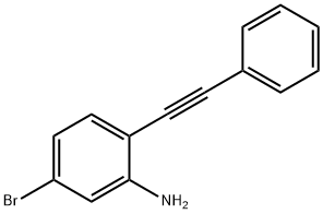 Benzenamine, 5-bromo-2-(2-phenylethynyl)-
