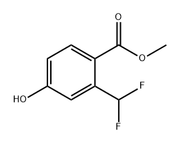 Benzoic acid, 2-(difluoromethyl)-4-hydroxy-, methyl ester|2-(二氟甲基)-4-羟基苯甲酸甲酯