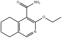 3-Ethoxy-5,6,7,8-tetrahydroisoquinoline-4-carboxamide Structure