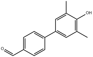 4'-Hydroxy-3',5'-dimethyl-[1,1'-biphenyl]-4-carbaldehyde,1164120-77-7,结构式