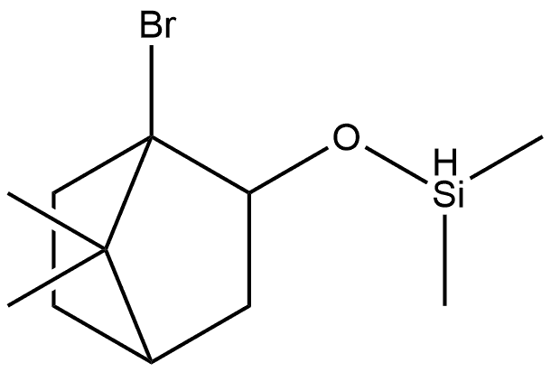 Silane, [(1-bromo-7,7-dimethylbicyclo[2.2.1]hept-2-yl)oxy]dimethyl-, exo- (9CI) Structure