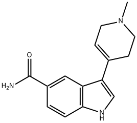 1H-Indole-5-carboxamide, 3-(1,2,3,6-tetrahydro-1-methyl-4-pyridinyl)- Structure
