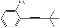 Benzenamine, 2-(3,3-dimethyl-1-butyn-1-yl)- 结构式