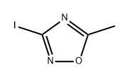 3-碘-5-甲基-1,2,4-噁二唑 结构式