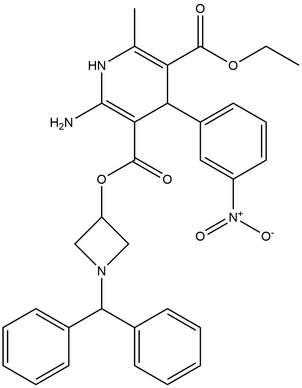 azelnidipine Ethyl imp Struktur