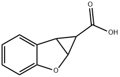 1H-Cyclopropa[b]benzofuran-1-carboxylic acid, 1a,6b-dihydro- 化学構造式