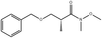 Propanamide, N-methoxy-N,2-dimethyl-3-(phenylmethoxy)-, (2R)- Structure