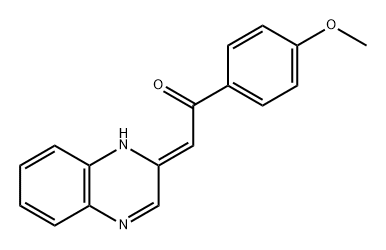 Ethanone, 1-(4-methoxyphenyl)-2-(2(1H)-quinoxalinylidene)-, (Z)- (9CI)