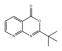 4H-Pyrido[2,3-d][1,3]oxazin-4-one, 2-(1,1-dimethylethyl)- 结构式