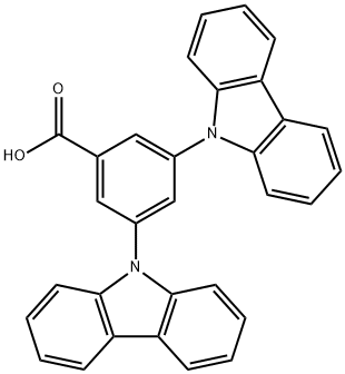 5-carboxyl-N,N’-dicarbazolyl-1,3-benzene Struktur