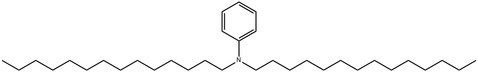 N,N-DITETRADECYLANILINE, 116854-18-3, 结构式