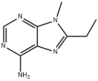 8-Ethyl-9-methyl-9H-purin-6-amine Struktur