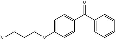 Methanone, [4-(3-chloropropoxy)phenyl]phenyl- Structure